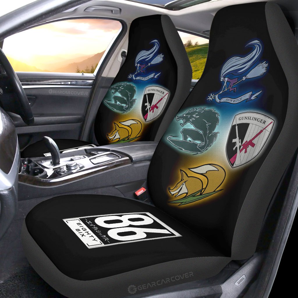 86 Symbols Car Seat Covers Custom 86 Car Accessories - Gearcarcover - 2