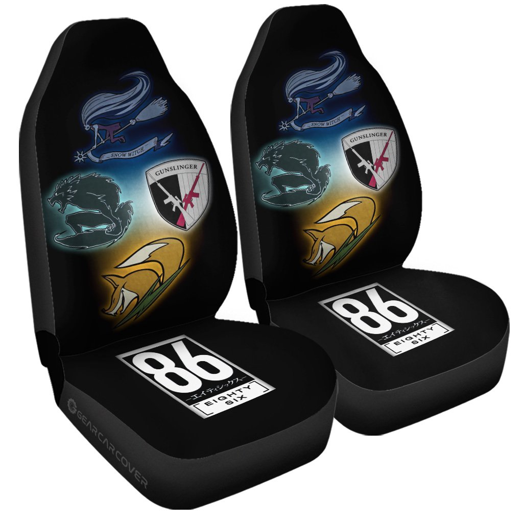 86 Symbols Car Seat Covers Custom 86 Car Accessories - Gearcarcover - 3