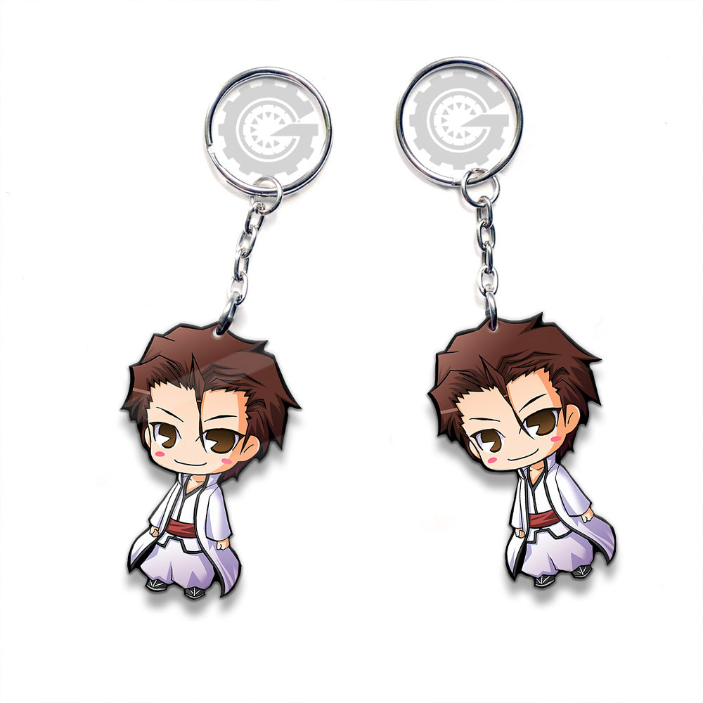 Aizen Sosuke Keychain Custom Bleach Car Accessories - Gearcarcover - 3