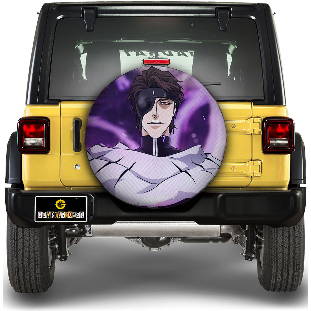 Aizen Sosuke Spare Tire Covers Custom Bleach Car Accessories - Gearcarcover - 1