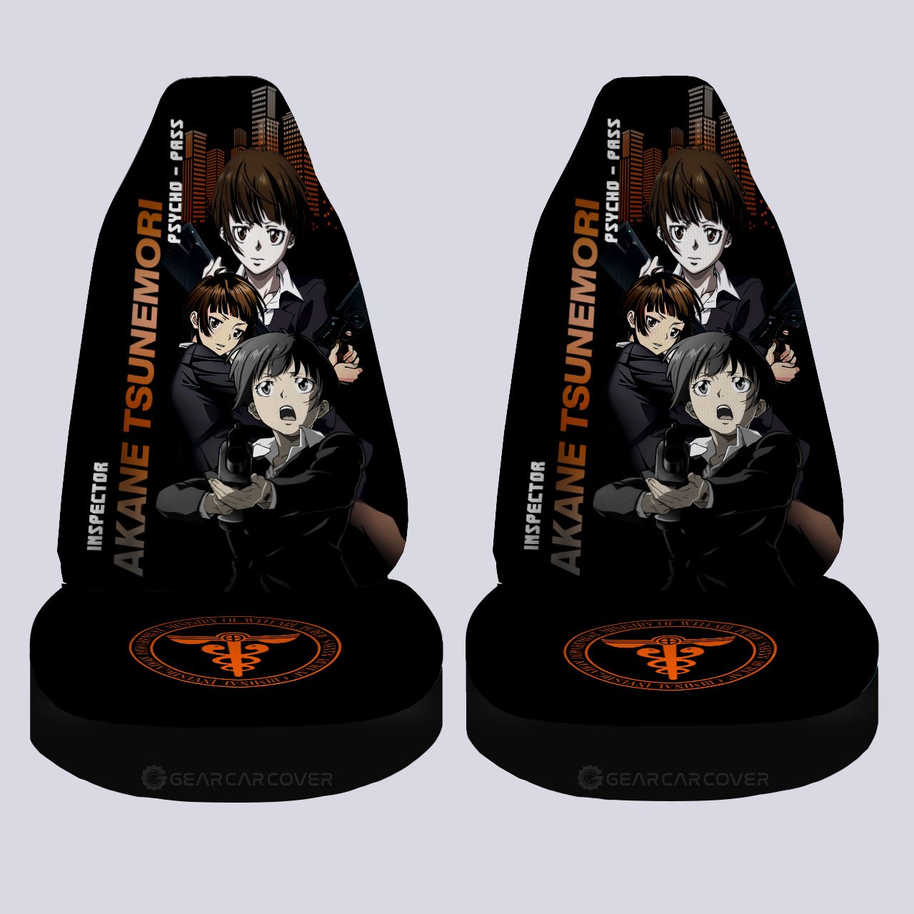 Akane Tsunemori Car Seat Covers Custom Psycho-Pass Car Accessories - Gearcarcover - 4