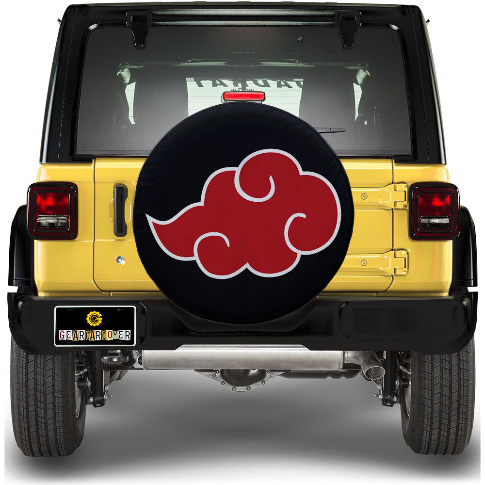 Akatsuki Cloud Spare Tire Covers Custom Anime Car Accessories - Gearcarcover - 1