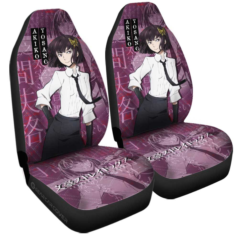 Akiko Yosano Car Seat Covers Custom Car Accessories - Gearcarcover - 2