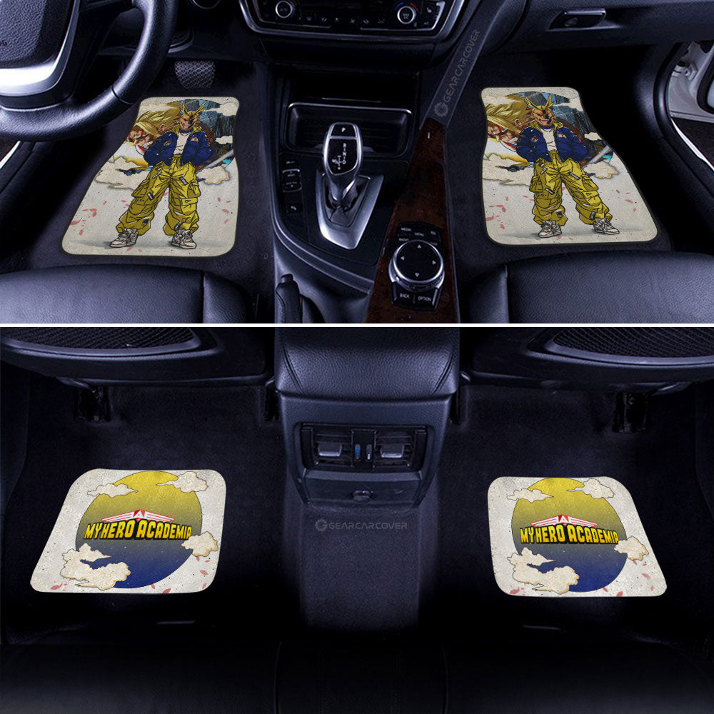 All Might Car Floor Mats Anime Collection - Gearcarcover - 2
