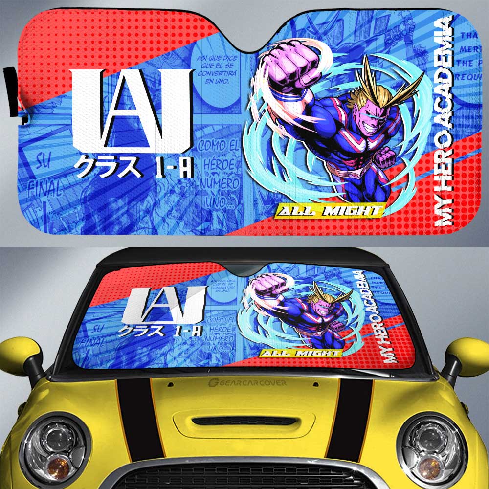 All Might Car Sunshade Custom Car Accessories - Gearcarcover - 1