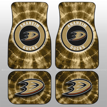 Anaheim Ducks Car Floor Mats Custom Tie Dye Car Accessories - Gearcarcover - 1
