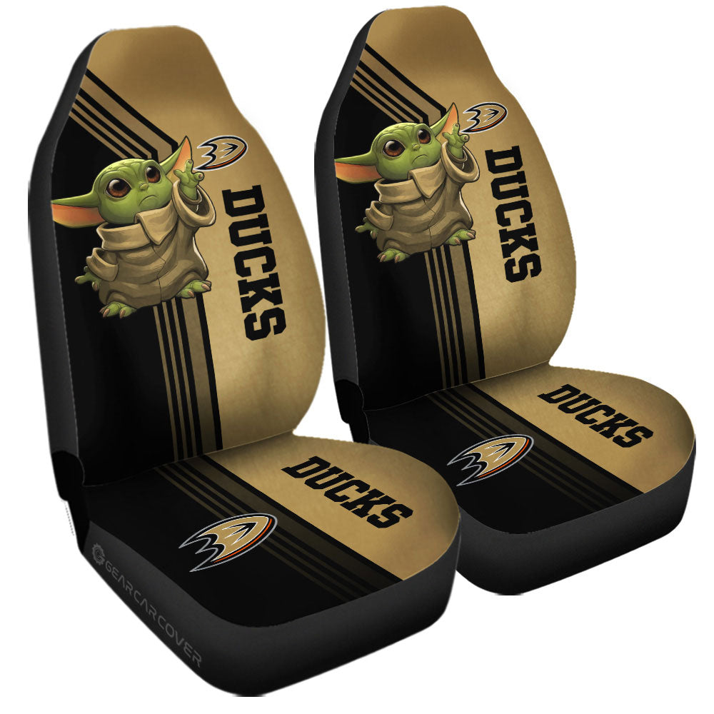 Anaheim Ducks Car Seat Covers Baby Yoda Car Accessories - Gearcarcover - 3