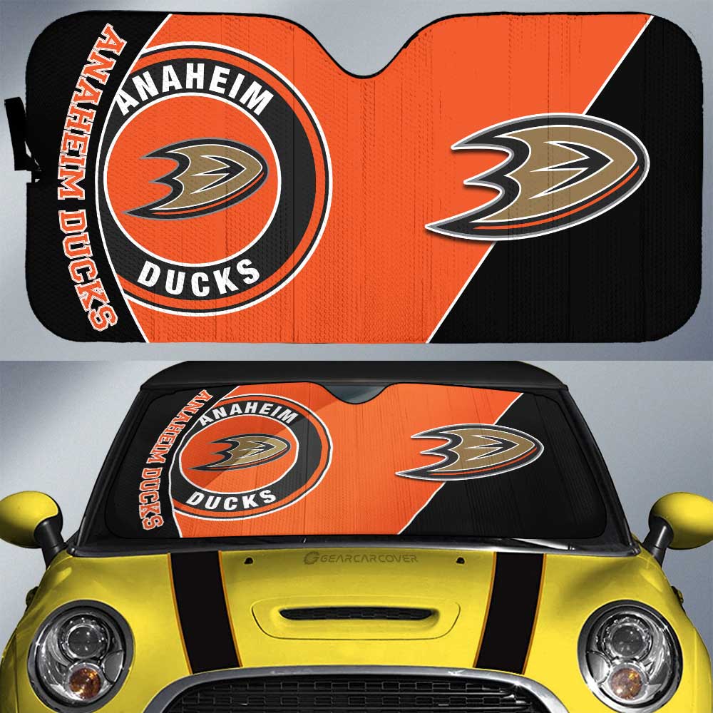 Anaheim Ducks Car Sunshade Custom Car Accessories For Fans - Gearcarcover - 1
