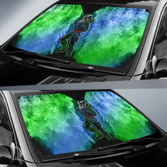 Android 17 Car Sunshade Custom Anime Car Accessories - Gearcarcover - 2