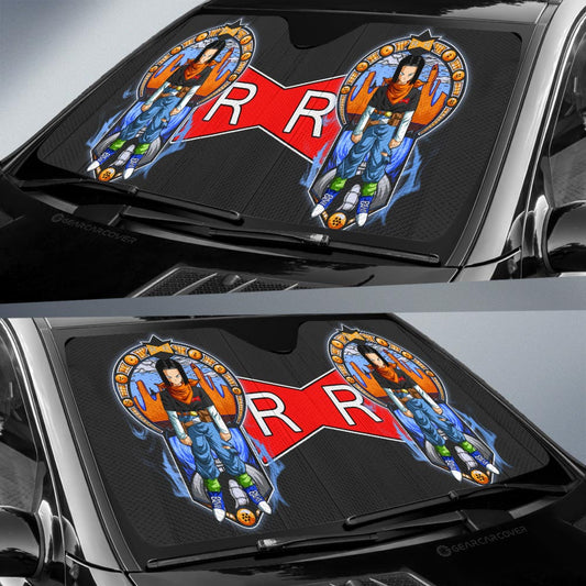 Android 17 Car Sunshade Custom Car Interior Accessories - Gearcarcover - 2