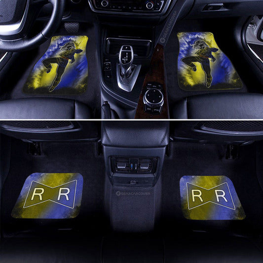 Android 18 Car Floor Mats Custom Anime Car Accessories - Gearcarcover - 2