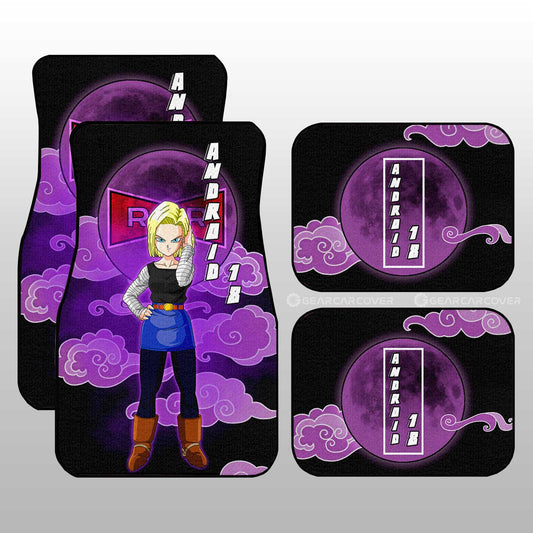 Android 18 Car Floor Mats Custom Car Interior Accessories - Gearcarcover - 1