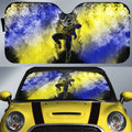 Android 18 Car Sunshade Custom Anime Car Accessories - Gearcarcover - 1