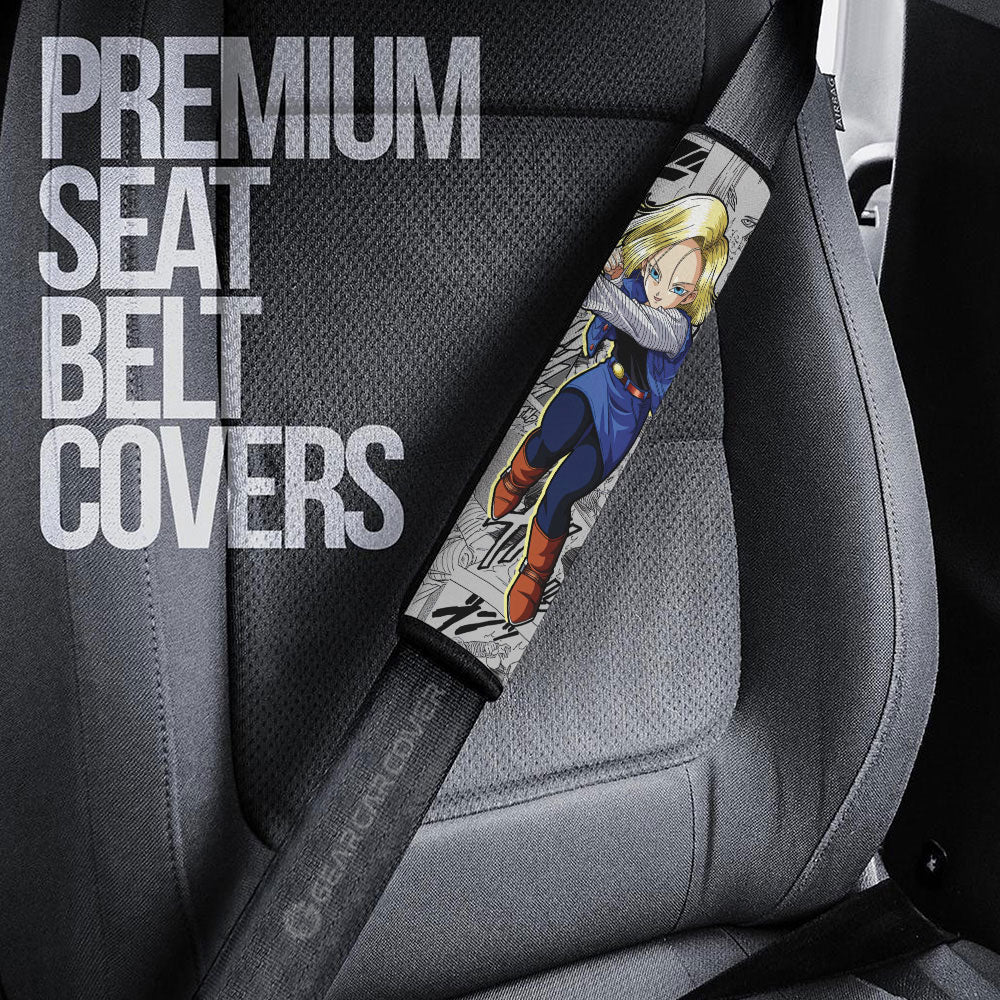 Android 18 Seat Belt Covers Collection - Gearcarcover - 3