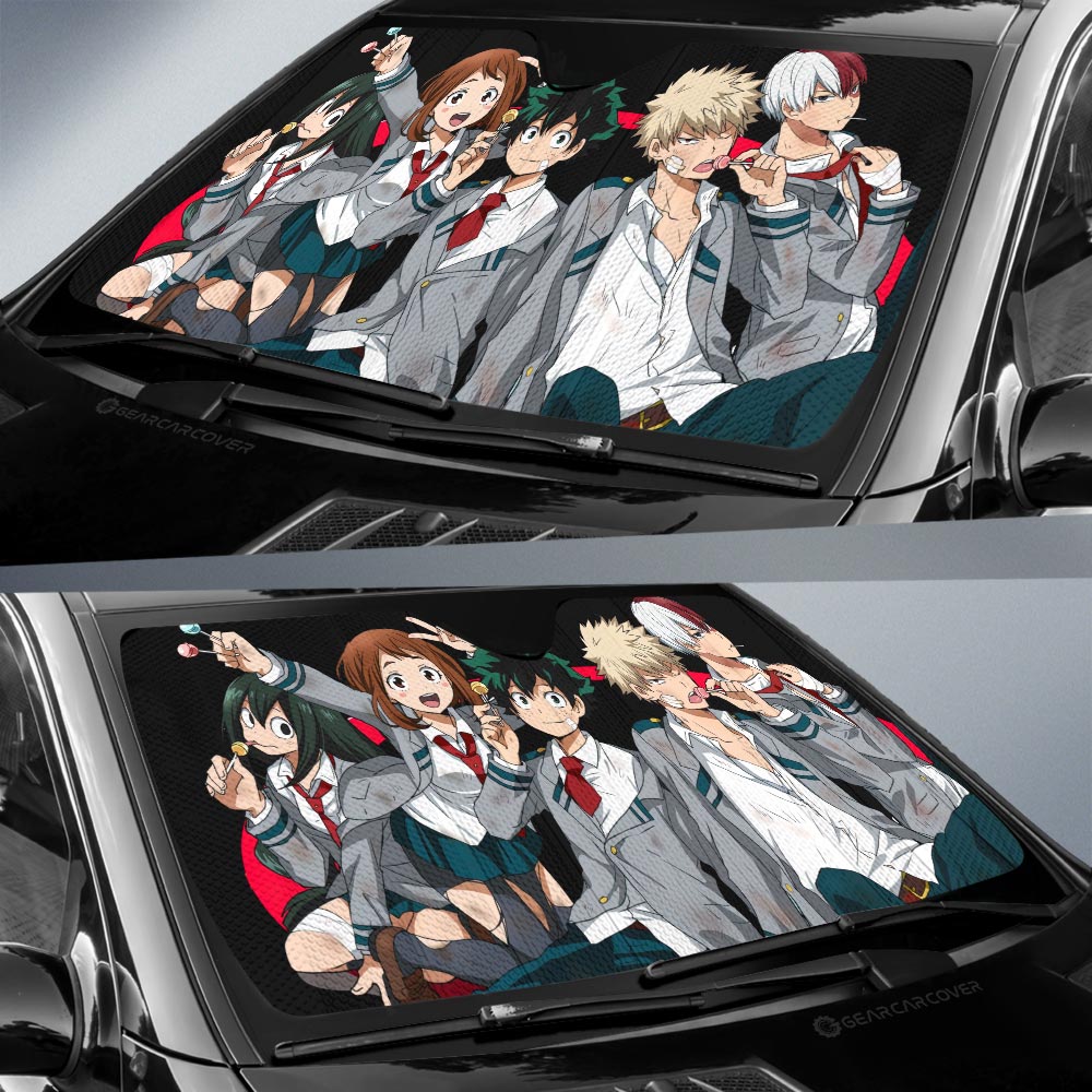 Anime Heroes Friends Car Sunshade Custom Car Interior Accessories - Gearcarcover - 2