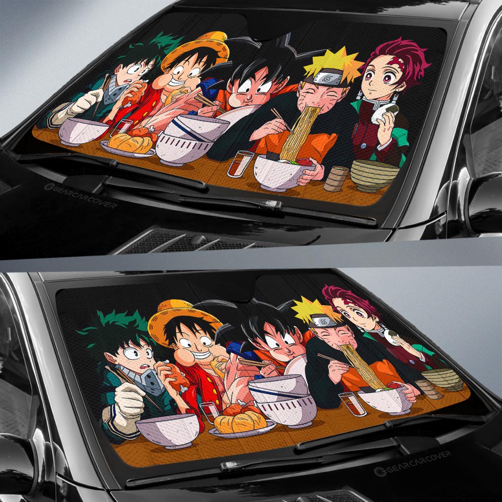 Anime Heroes Friends Car Sunshade Custom Car Interior Accessories - Gearcarcover - 2