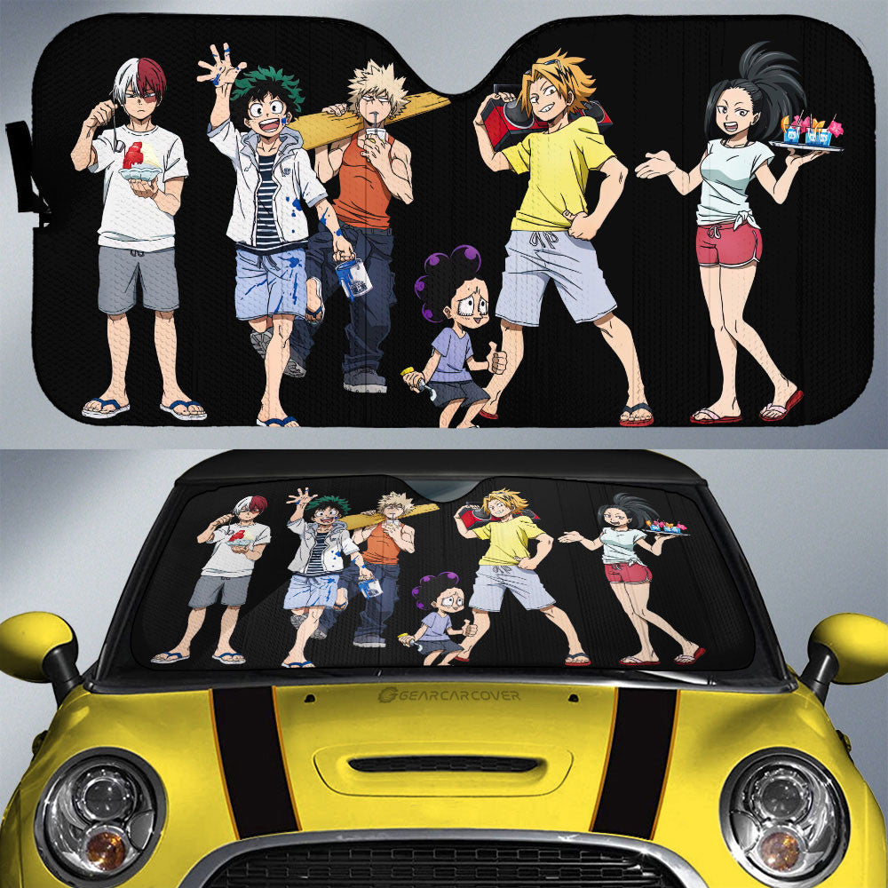 Anime Heroes Friends Car Sunshade Custom Car Interior Accessories - Gearcarcover - 1