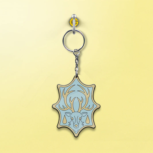 Aqua Deer Keychain Custom Car Accessories - Gearcarcover - 2