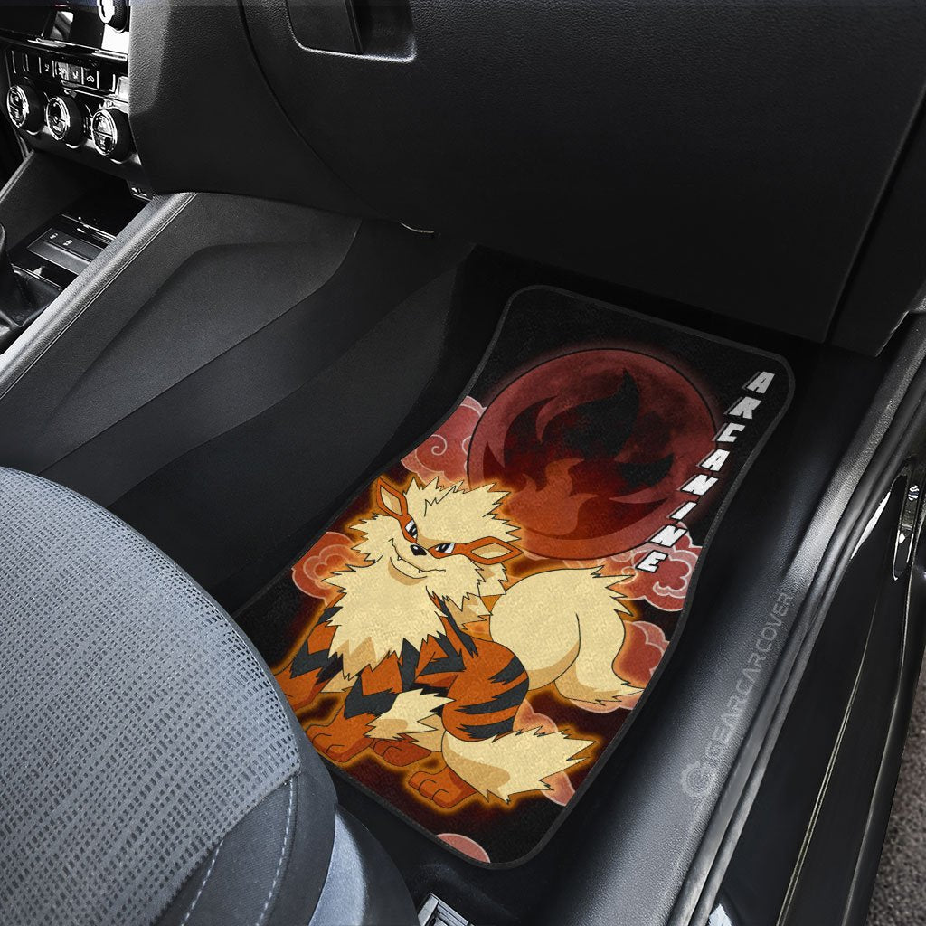 Arcanine Car Floor Mats Custom Anime Car Accessories For Anime Fans - Gearcarcover - 4