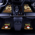 Arcanine Car Floor Mats Custom Tie Dye Style Anime Car Accessories - Gearcarcover - 3