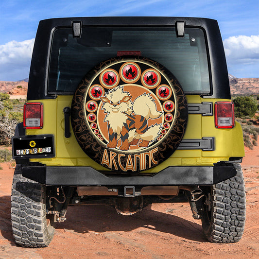Arcanine Spare Tire Cover Custom Anime For Fans - Gearcarcover - 2
