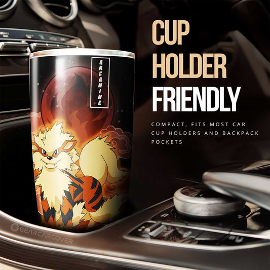 Arcanine Tumbler Cup Custom Anime Pokemon - Gearcarcover - 2