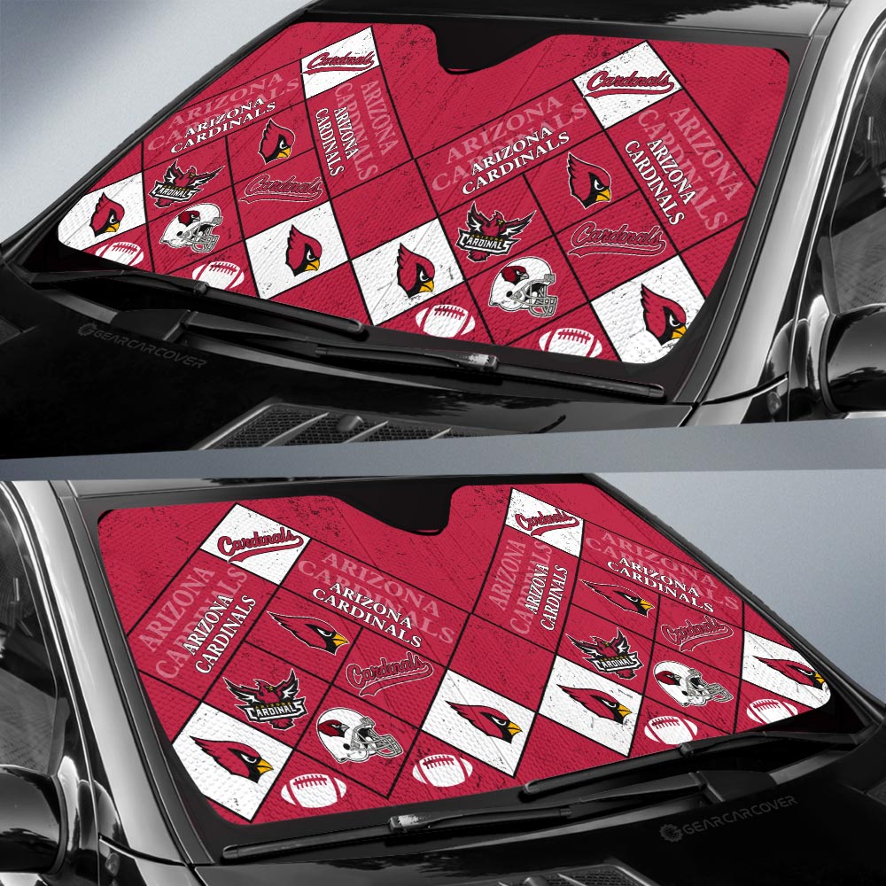 Arizona Cardinals Car Sunshade Sporty Team Collection - Gearcarcover - 2