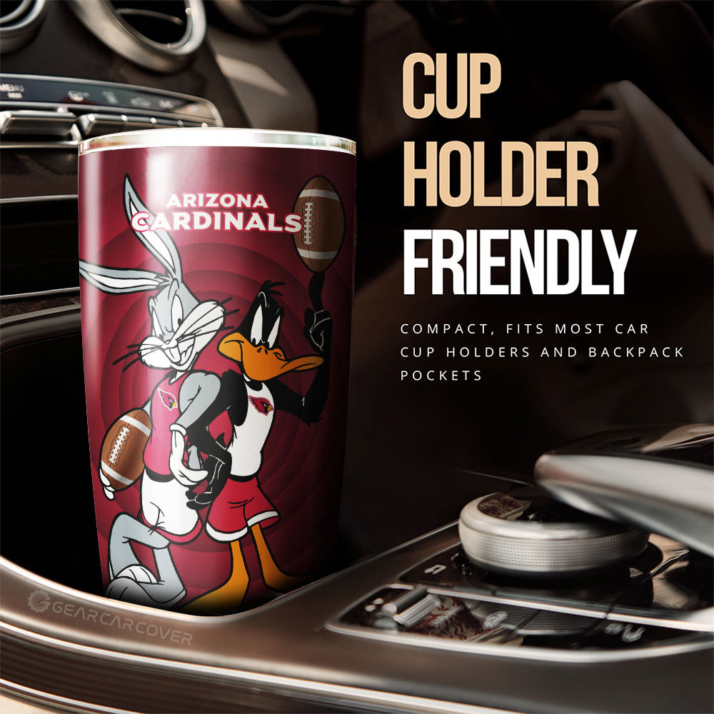 Arizona Cardinals Tumbler Cup Custom Car Accessories - Gearcarcover - 3
