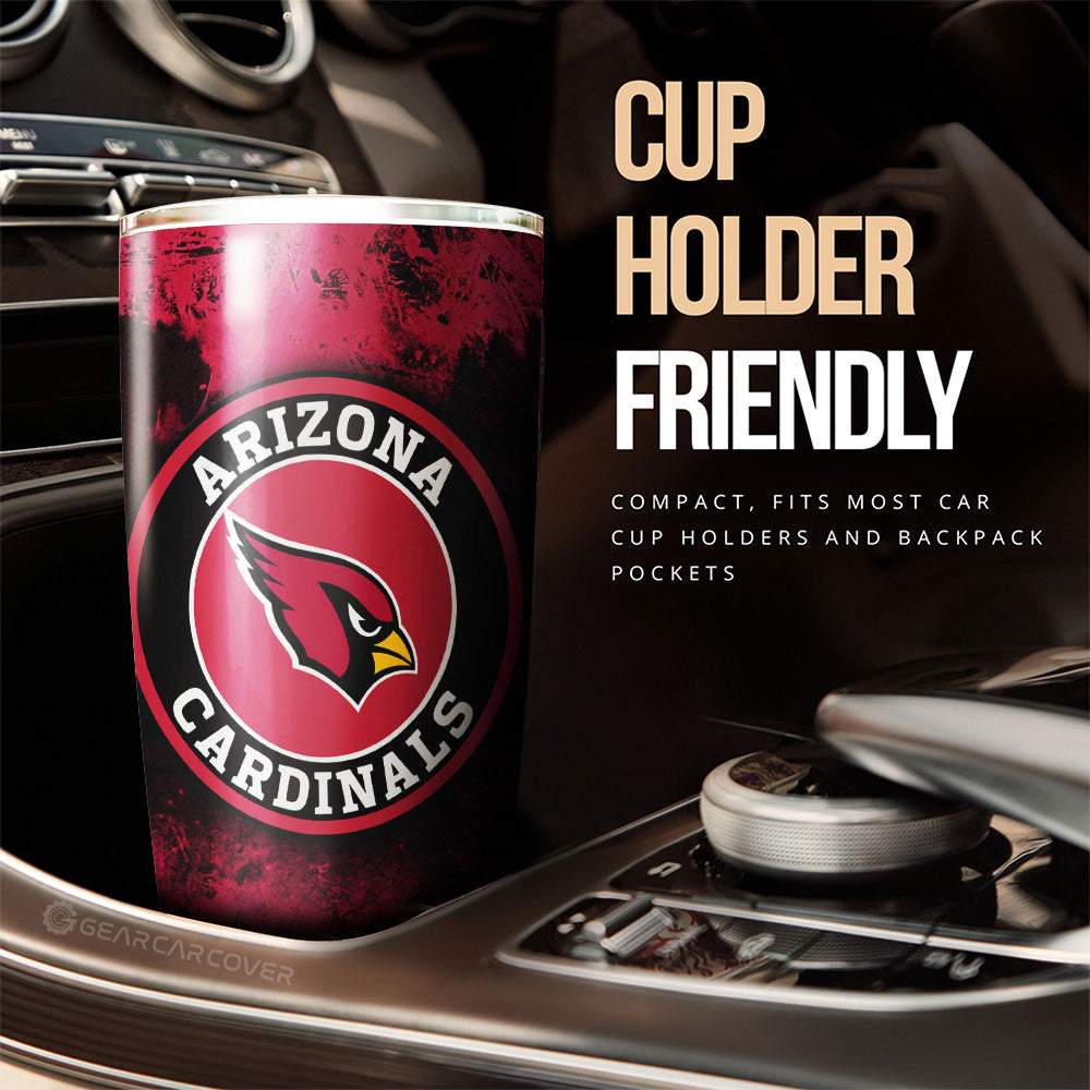 Arizona Cardinals Tumbler Cup Custom Car Accessories - Gearcarcover - 3