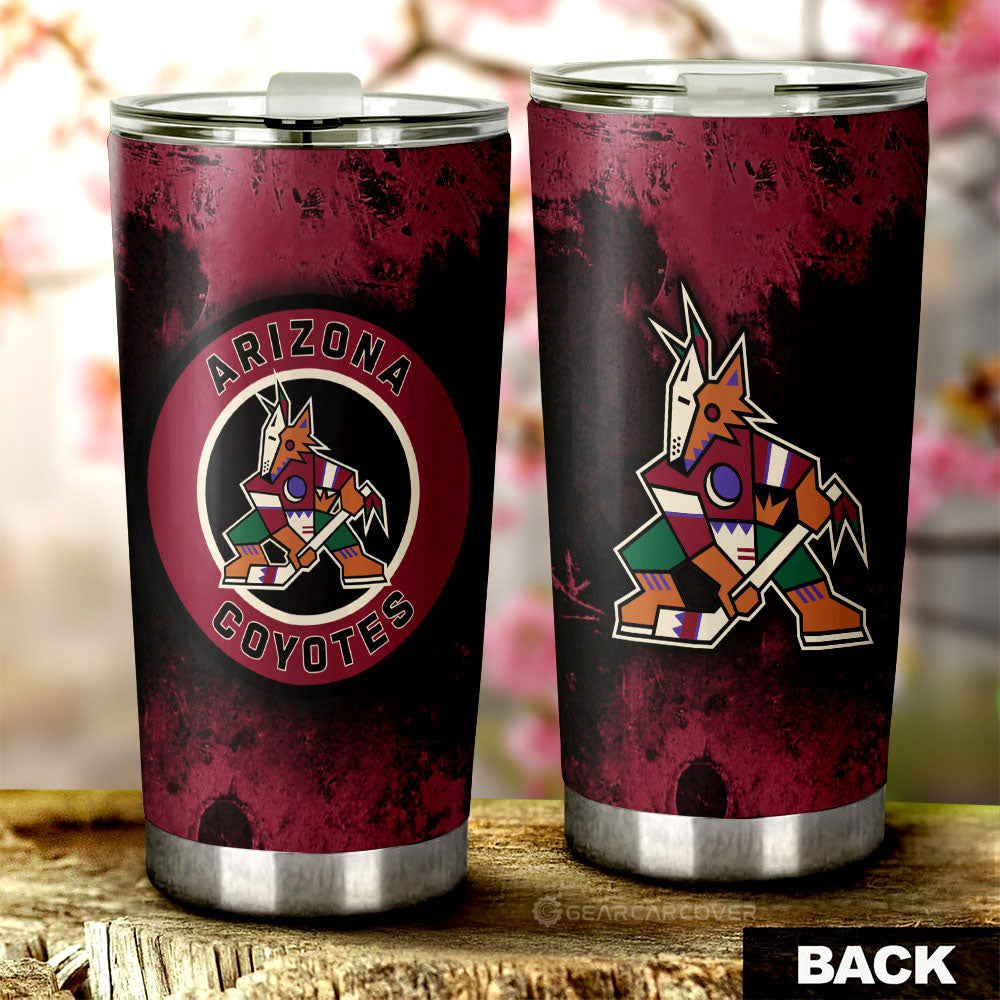Arizona Coyotes Tumbler Cup Custom Car Accessories - Gearcarcover - 1