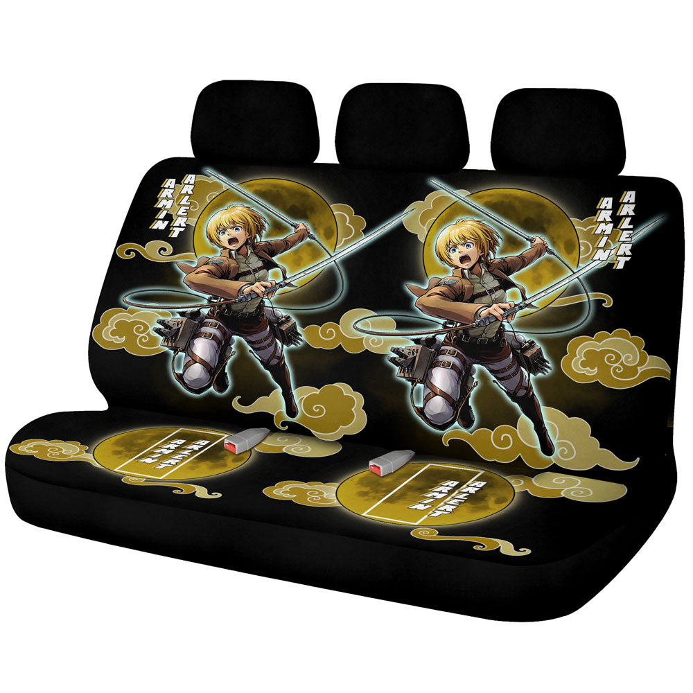 Armin Arlert Car Back Seat Covers Custom Car Accessories - Gearcarcover - 1