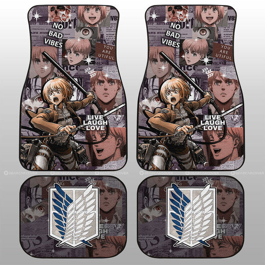 Armin Arlert Car Floor Mats Custom Car Interior Accessories - Gearcarcover - 1