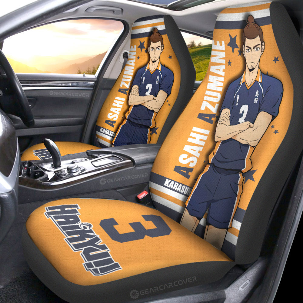 Asahi Azumane Car Seat Covers Custom Car Accessories - Gearcarcover - 3