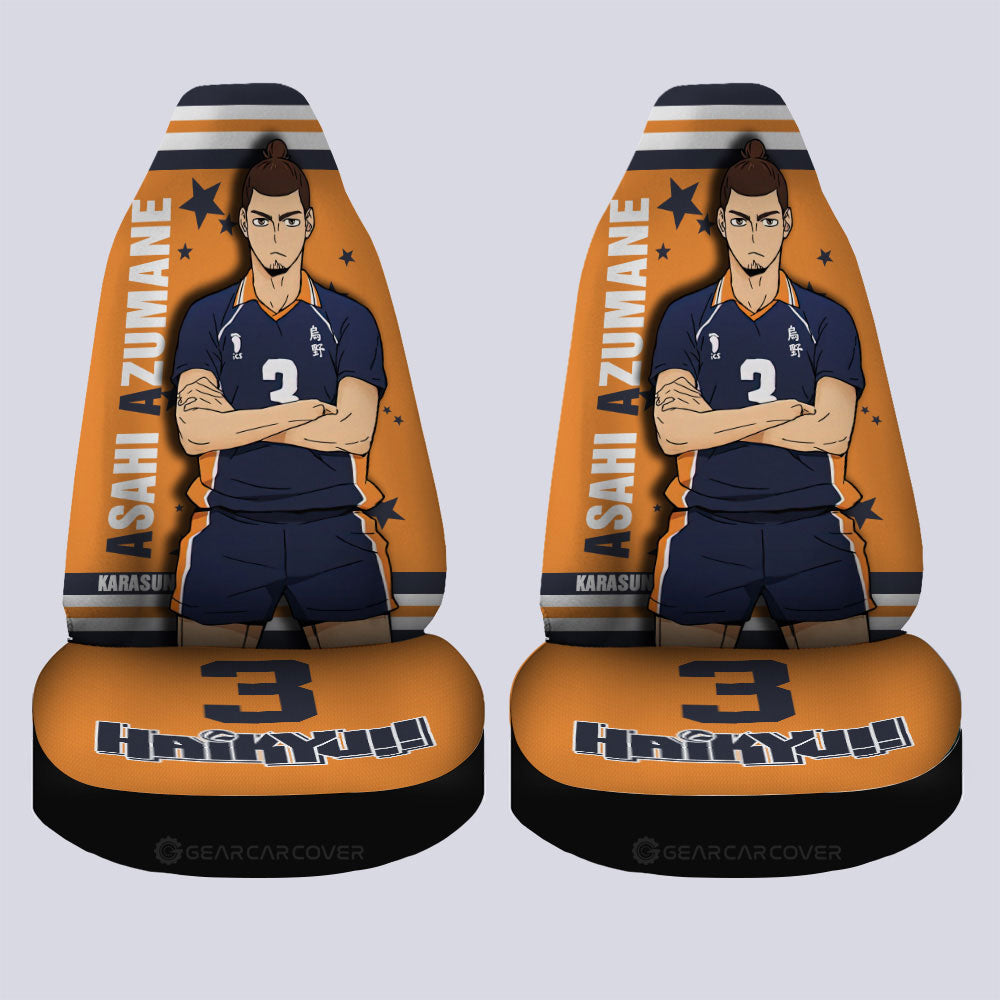 Asahi Azumane Car Seat Covers Custom Car Accessories - Gearcarcover - 4