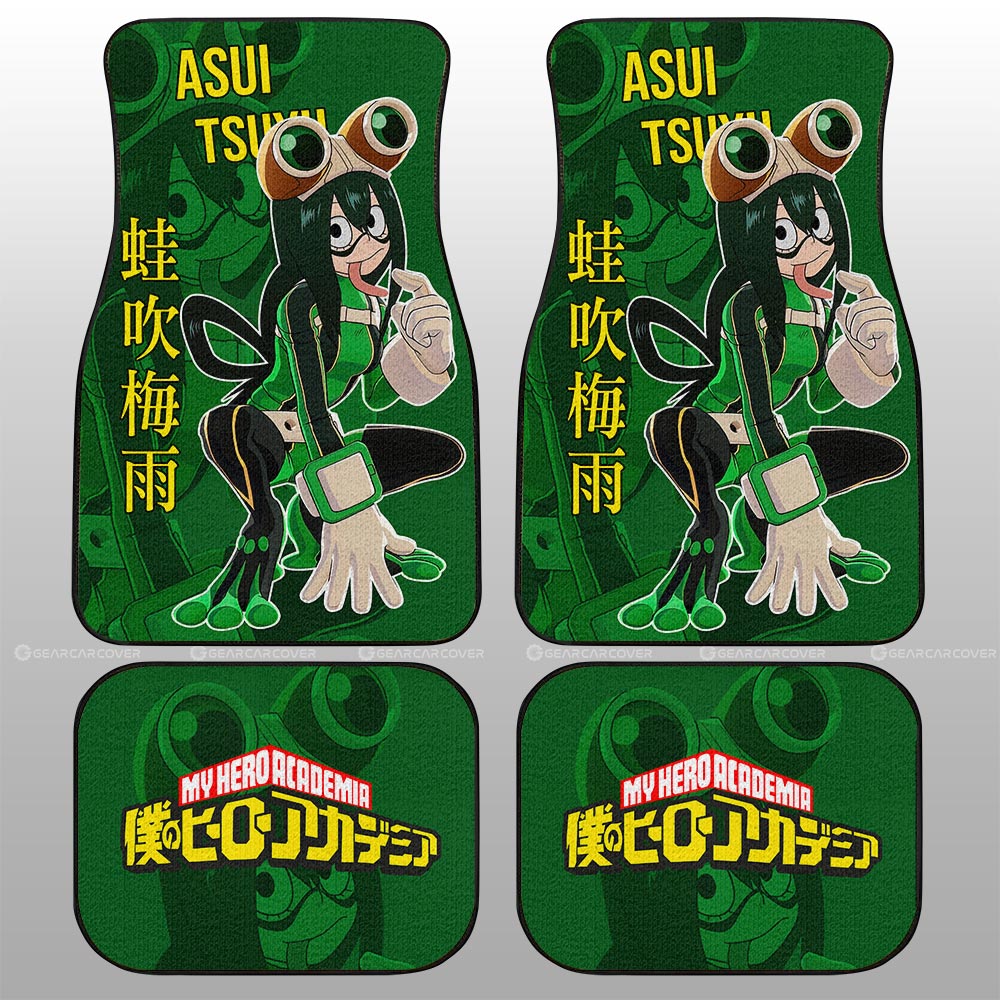 Asui Tsuyu Car Floor Mats Custom Car Accessories For Fans - Gearcarcover - 2