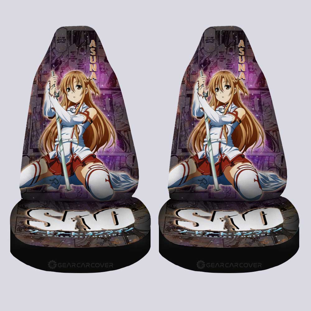 Asuna Car Seat Covers Custom Manga Galaxy Style - Gearcarcover - 4