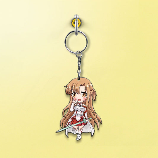 Asuna Yuuki Keychain Custom Car Accessories - Gearcarcover - 2