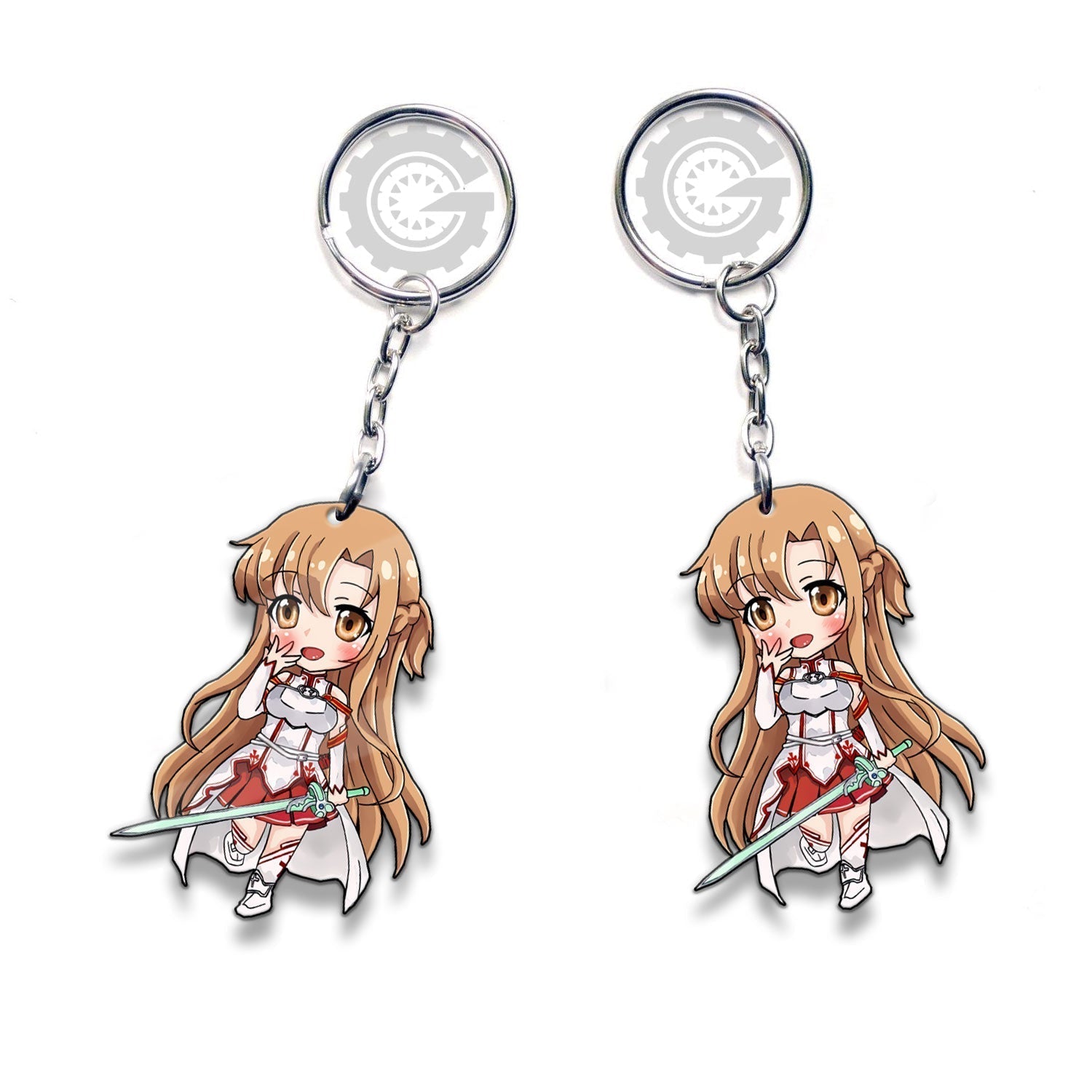 Asuna Yuuki Keychain Custom Car Accessories - Gearcarcover - 3
