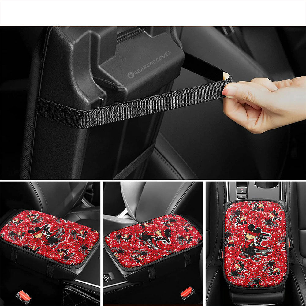 Atlanta Falcons Car Center Console Cover Cartoon Theme Collection - Gearcarcover - 4