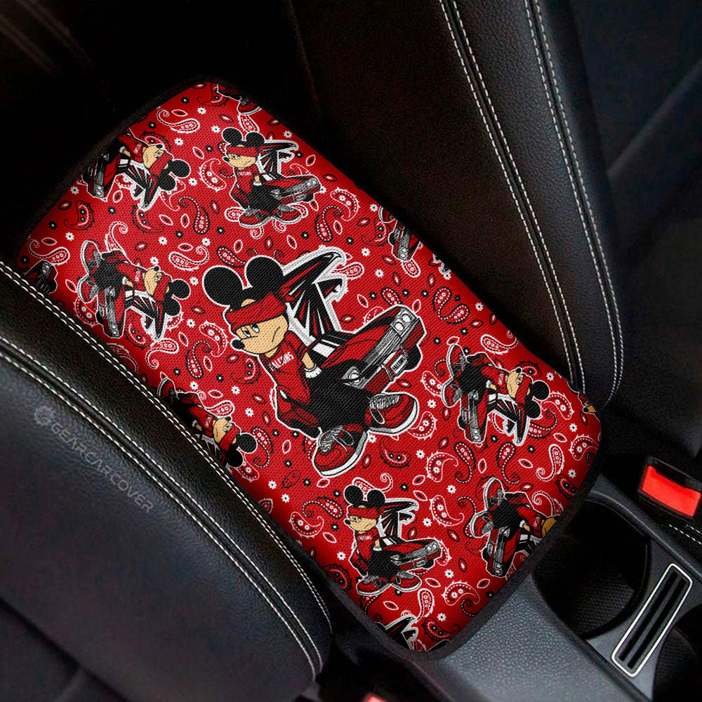 Atlanta Falcons Car Center Console Cover Cartoon Theme Collection - Gearcarcover - 1