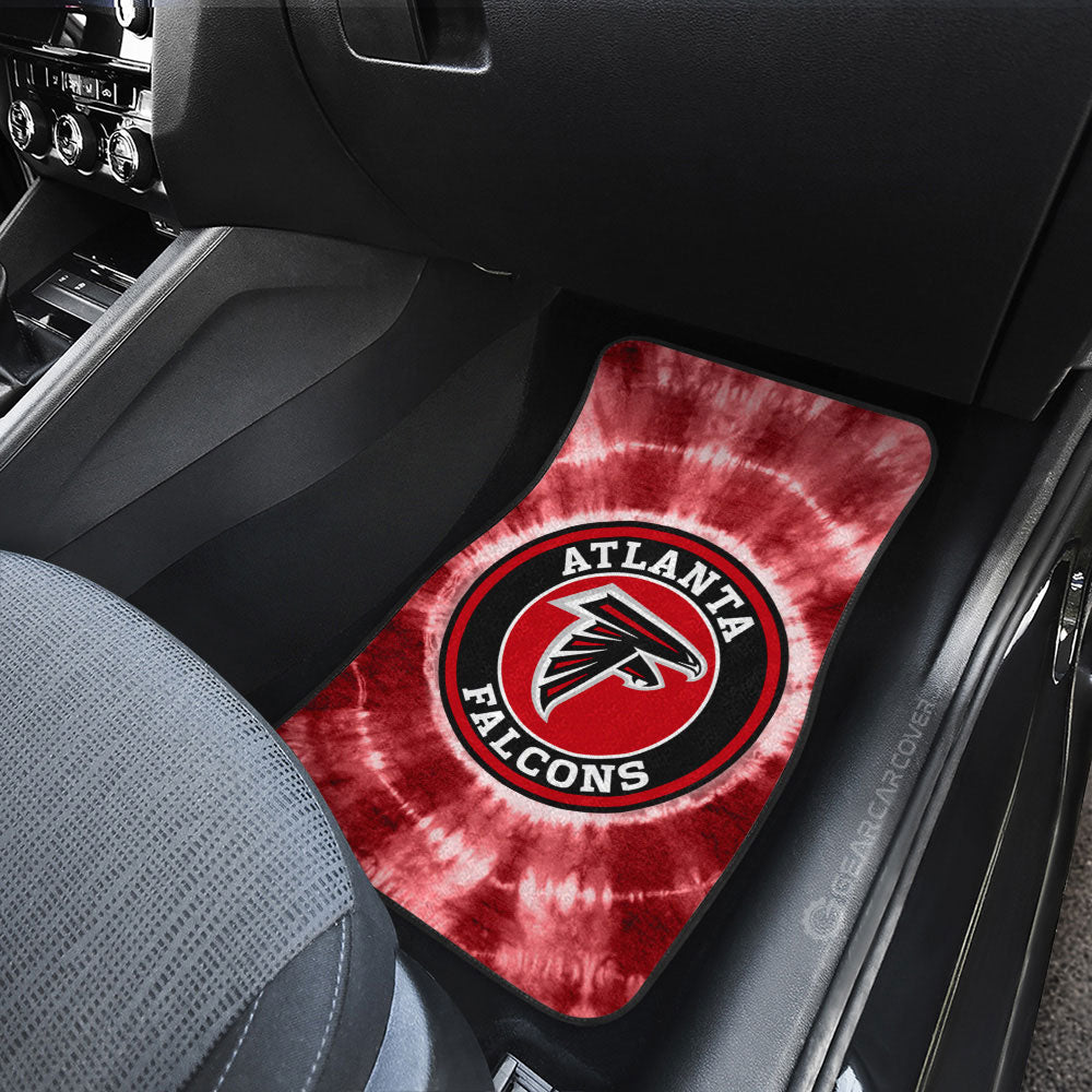 Atlanta Falcons Car Floor Mats Custom Tie Dye Car Accessories - Gearcarcover - 3
