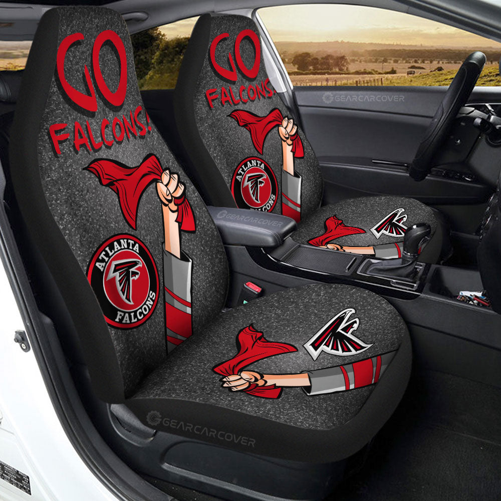 Atlanta Falcons Car Seat Covers Custom Car Accessories - Gearcarcover - 2