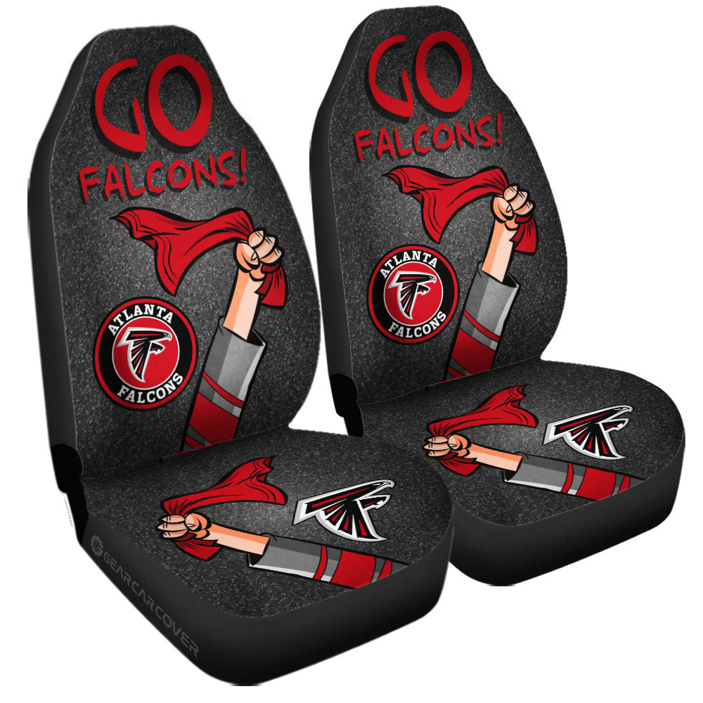 Atlanta Falcons Car Seat Covers Custom Car Accessories - Gearcarcover - 3