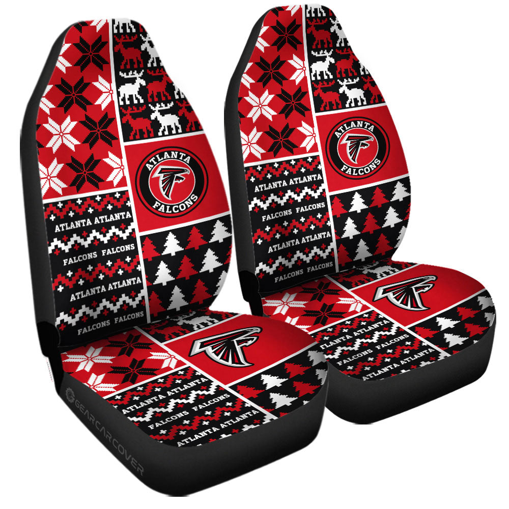 Atlanta Falcons Car Seat Covers Custom Ugly Style Car Accessories - Gearcarcover - 3