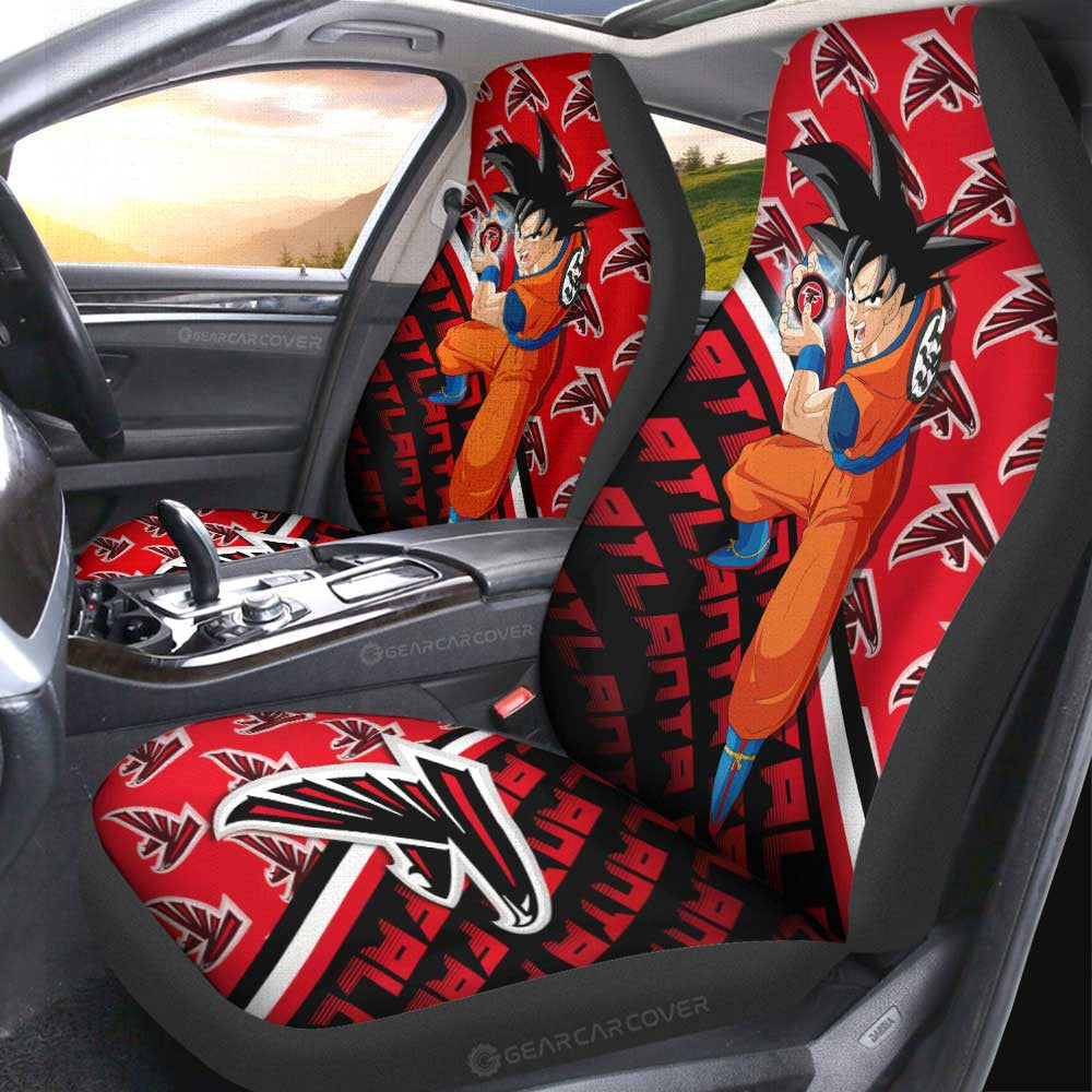 Atlanta Falcons Car Seat Covers Goku Car Accessories For Fans - Gearcarcover - 2