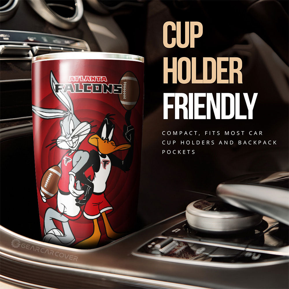 Atlanta Falcons Tumbler Cup Custom Car Accessories - Gearcarcover - 3