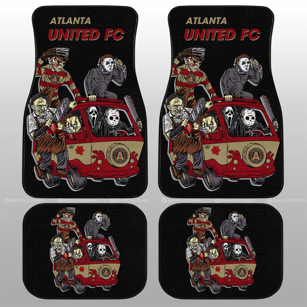 Atlanta United FC Car Floor Mats Custom Car Accessories - Gearcarcover - 1