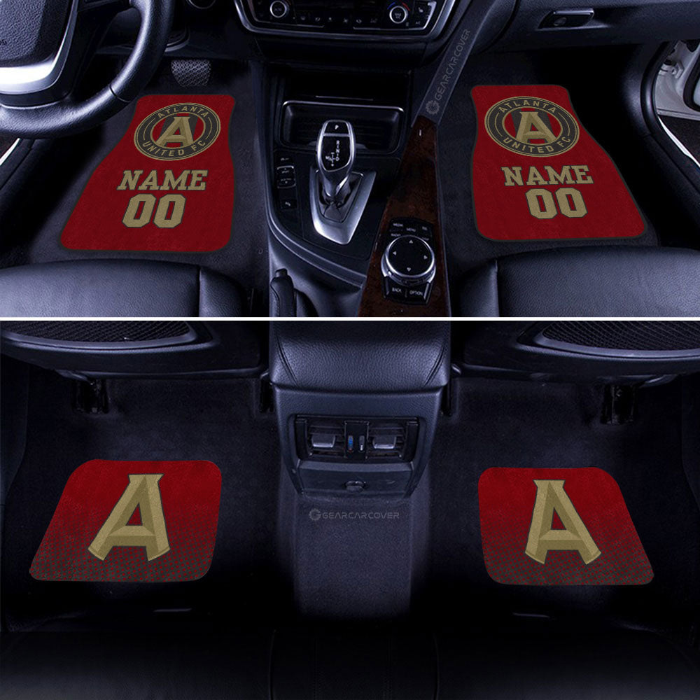 Atlanta United FC Car Floor Mats Sporty Team Collection - Gearcarcover - 2
