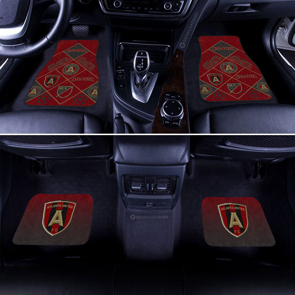 Atlanta United FC Car Floor Mats Sporty Team Collection - Gearcarcover - 2