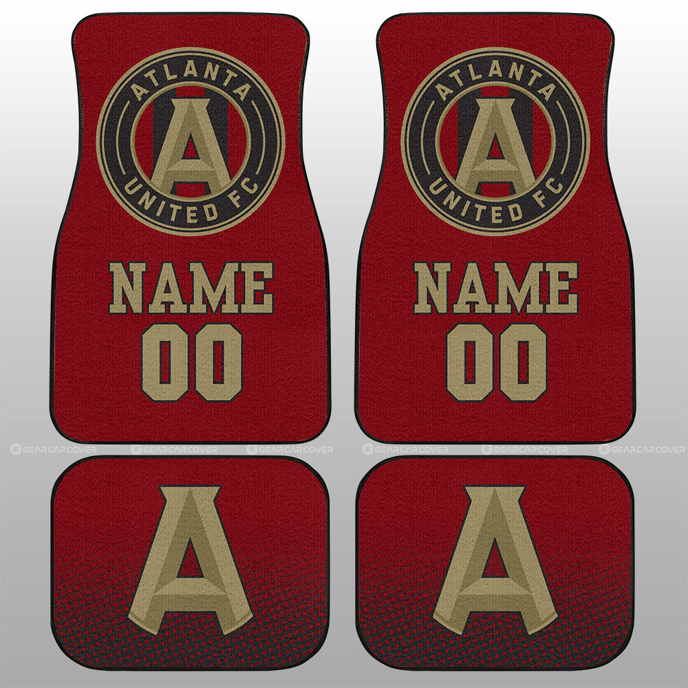 Atlanta United FC Car Floor Mats Sporty Team Collection - Gearcarcover - 1